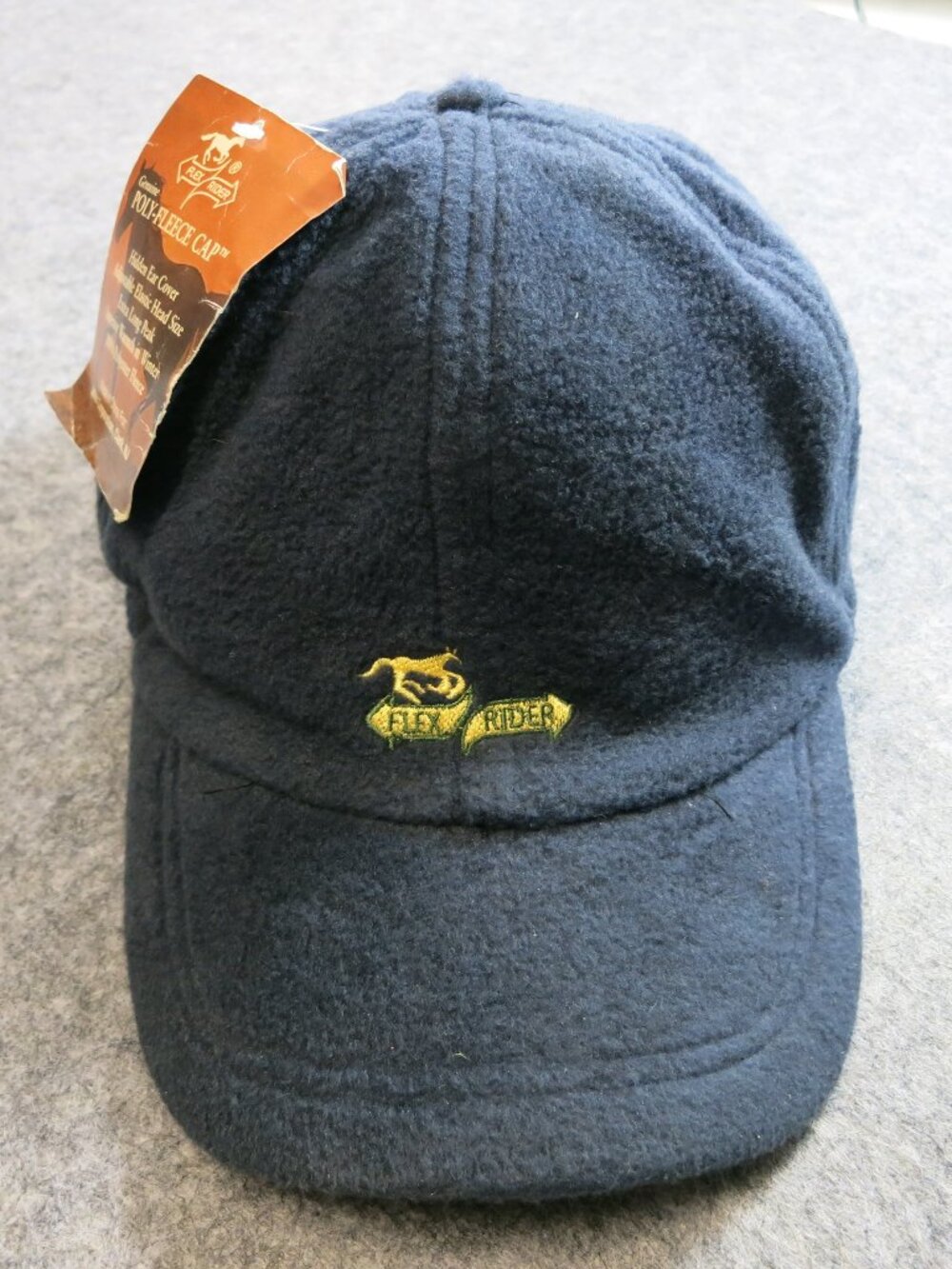 Flex Rider 100% Poly-Fleece Equestrian Cap Winter Hat Hidden Ear Flaps L Beak